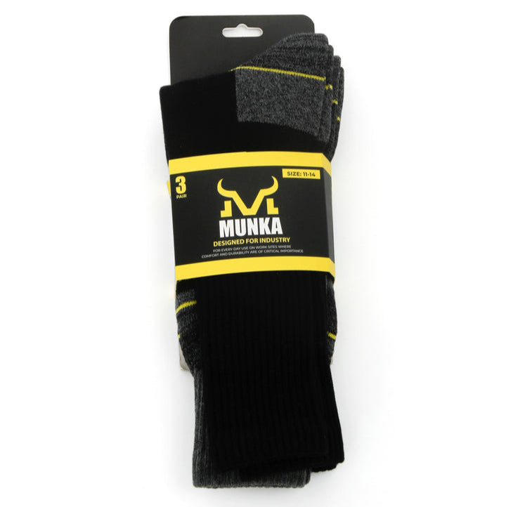 Munka 3 Pk Work Sock (MAW18653)