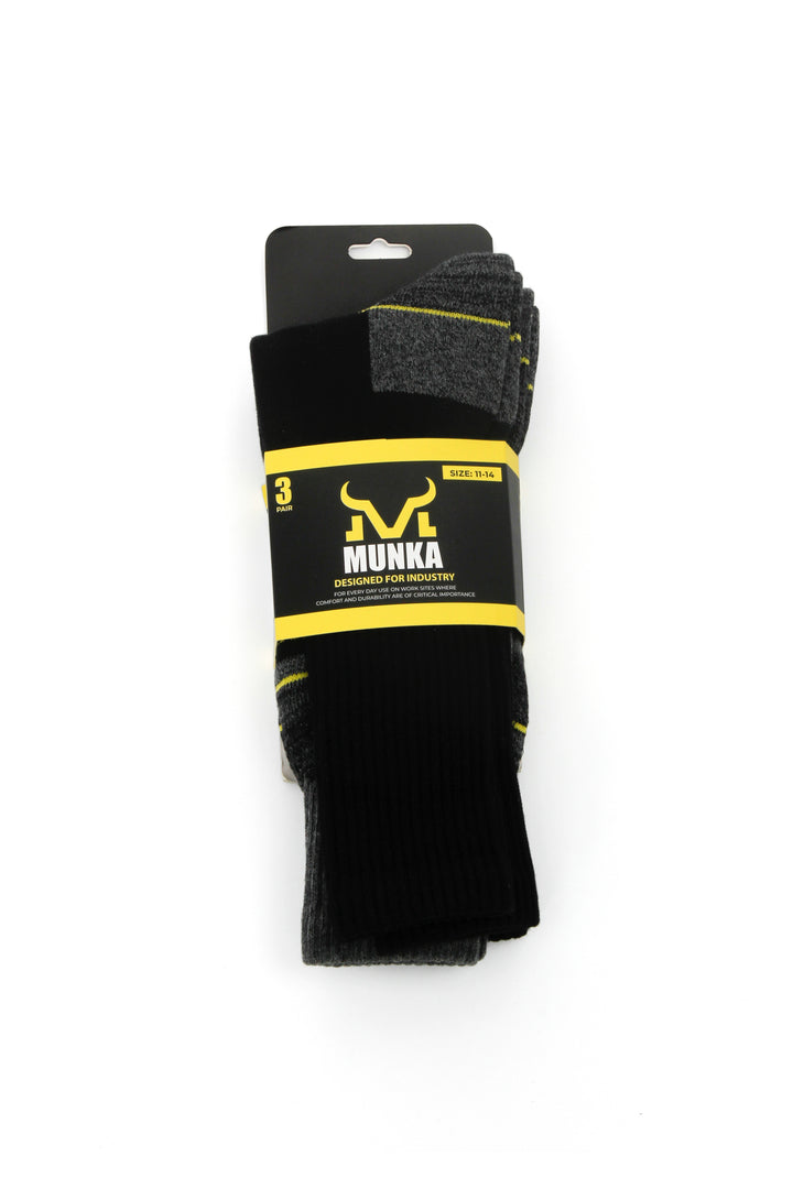 Munka 3 Pk Work Sock (MAW18653)