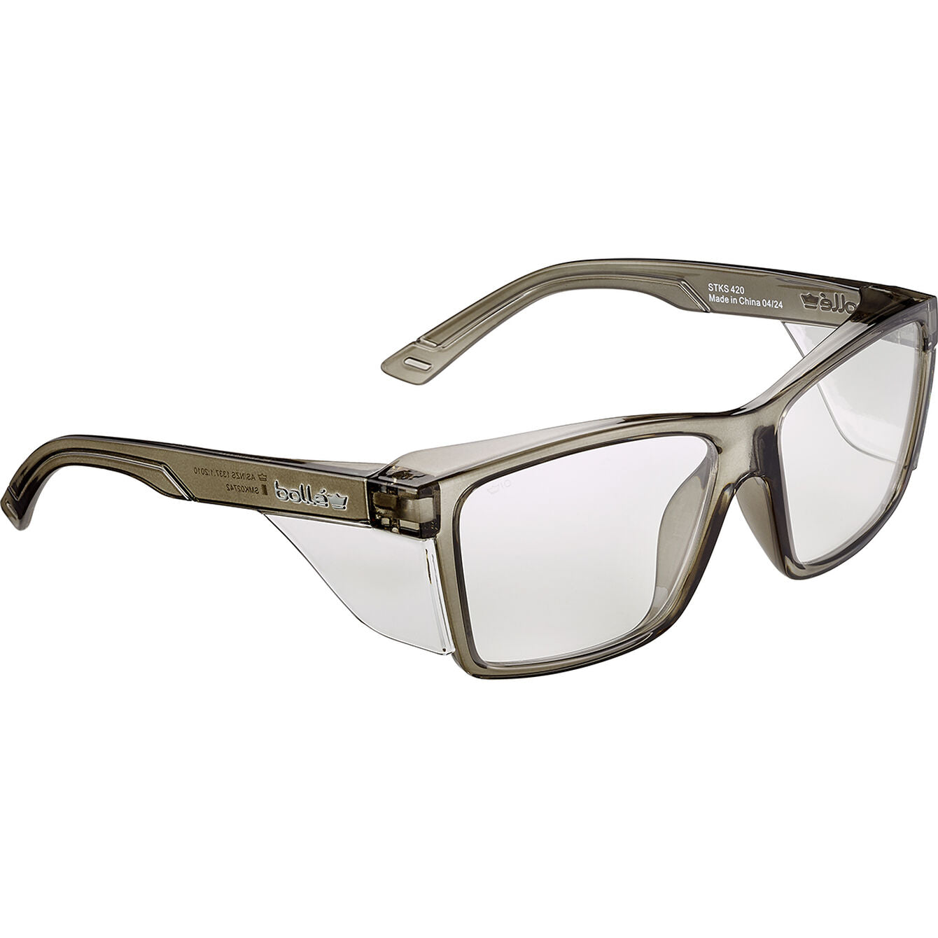 Bolle Safety STKS 420 Clear Safety Glasses -(STK42N12A)